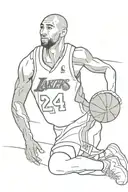 kobe bryant tattoo design idea