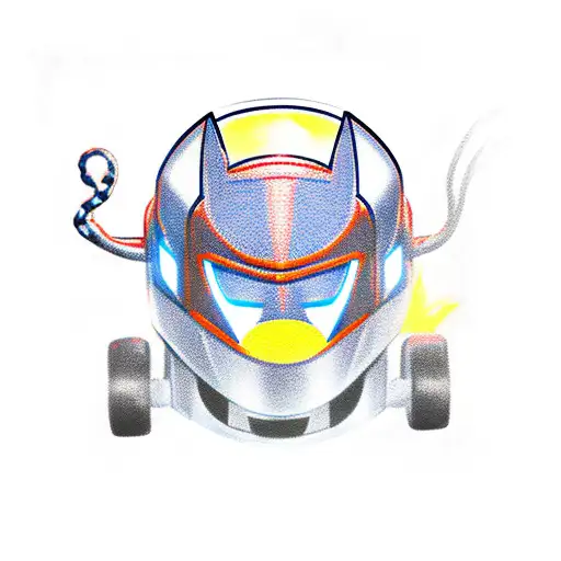 batman spider man lighting McQueen tobots catboy transformers tattoo design idea