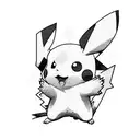 Pikachu tattoo design idea