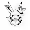 Pikachu tattoo design idea