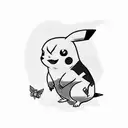 Pikachu tattoo design idea