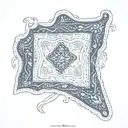 #2 bandana print background  tattoo design idea