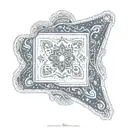#2 bandana print background  tattoo design idea