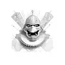 Hacking tools tattoo design idea