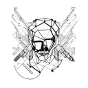 Hacking tools tattoo design idea