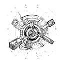 Hacking tools tattoo design idea