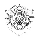 Hacking tools tattoo design idea