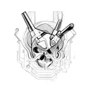 Hacking tools tattoo design idea