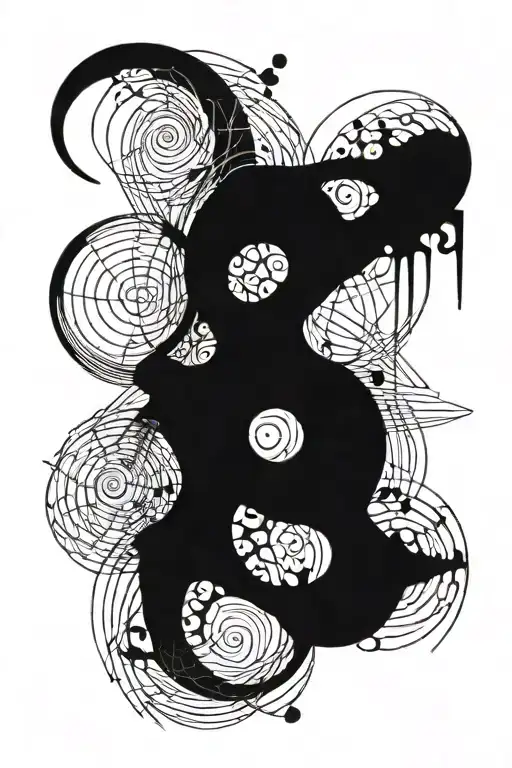 1992 abstract tattoo design idea