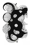 1992 abstract tattoo design idea