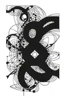 1992 abstract tattoo design idea