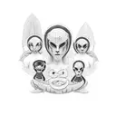 family first tattoo design idea