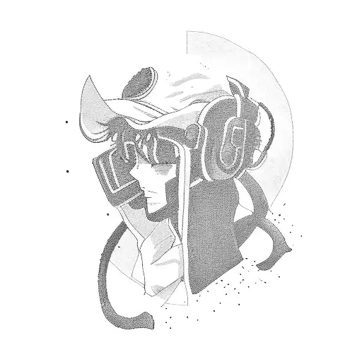 cowboy bebop tattoo design idea