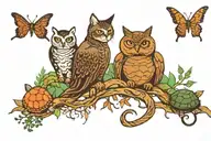 Suicide awareness infinity sign, Cats, turtles, owls,  oregon (trees, mountains, water)  tattoo design idea