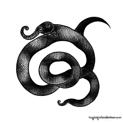 serpente tattoo design idea