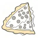 pizza slice tattoo design idea