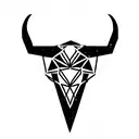 taurus zodiac sign tattoo design idea