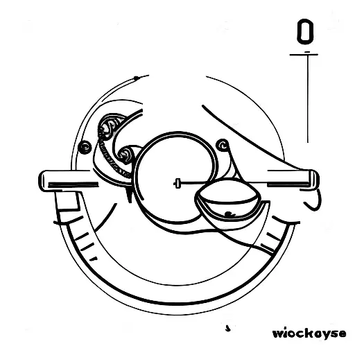 Weight scale balance tattoo design idea