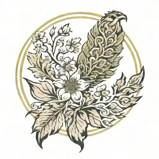 treaty oak revival album cover tattoo design idea