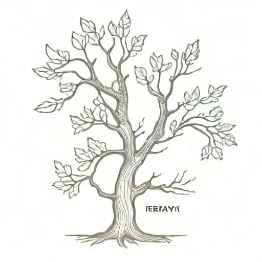 treaty oak revival band tattoo design idea