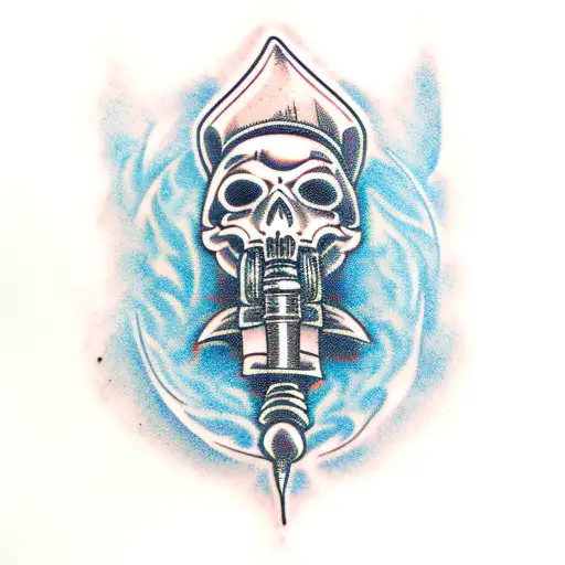 dark souls tattoo design idea