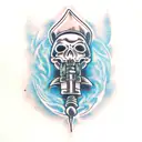 dark souls tattoo design idea