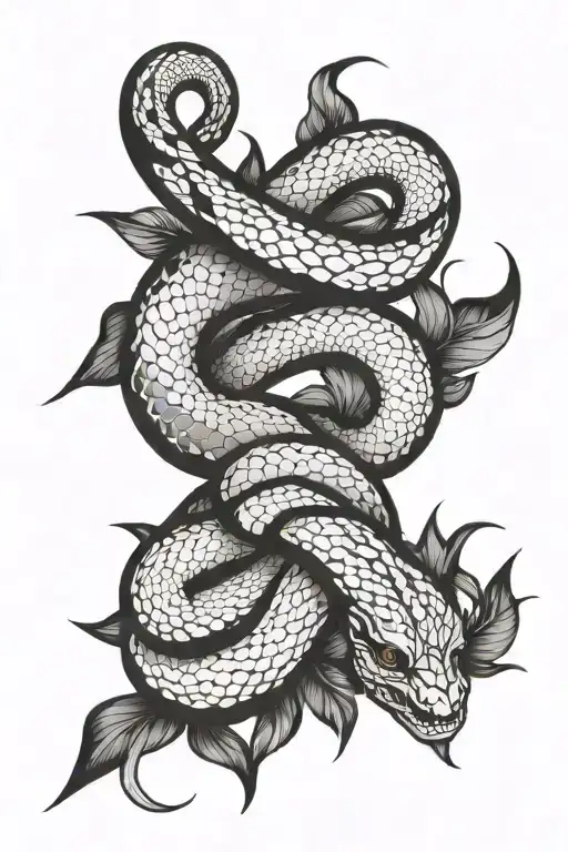 snakeskin sleeve tattoo design tattoo design idea