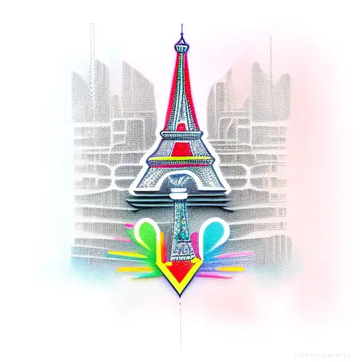 Paris drill tattoo design idea