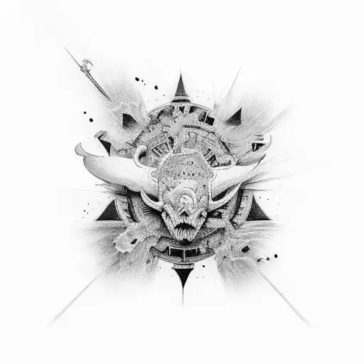 paris drill tattoo design idea