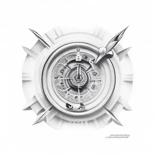 Paris drill tattoo design idea