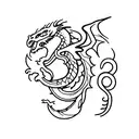 Dragon,Libra tattoo design idea