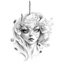 september birthday tattoo design idea