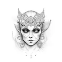 calliope tattoo design idea