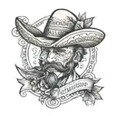taco Hemingway tattoo design idea