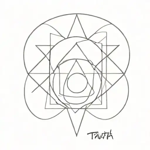truth  blessing tattoo design idea
