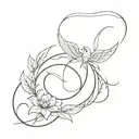 gods blessing principle tattoo design idea