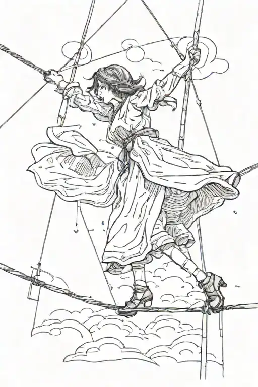 I'm chasing that light tonight Another step on my tightrope I know that I'll be alright tattoo design idea