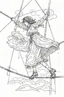 I'm chasing that light tonight Another step on my tightrope I know that I'll be alright tattoo design idea