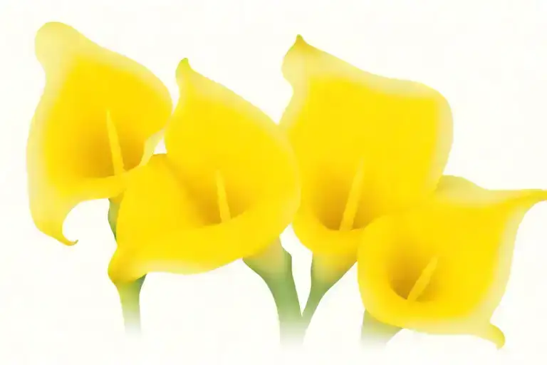 5 calla lilies blooming tattoo design idea