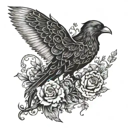 Scary Russian Fairy Tale tattoo design idea