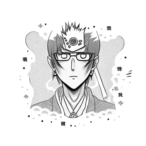 character from manga "Oyasumi punpun " tattoo design idea