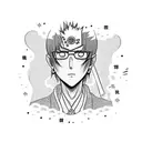 character from manga "Oyasumi punpun " tattoo design idea