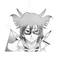 character from manga "Oyasumi punpun " tattoo design idea