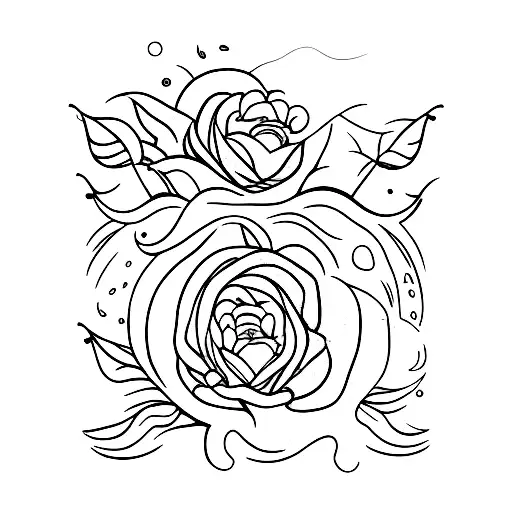 the smell of the raspberry hedge between the price of silence and the noise of motocross bikes tattoo design idea