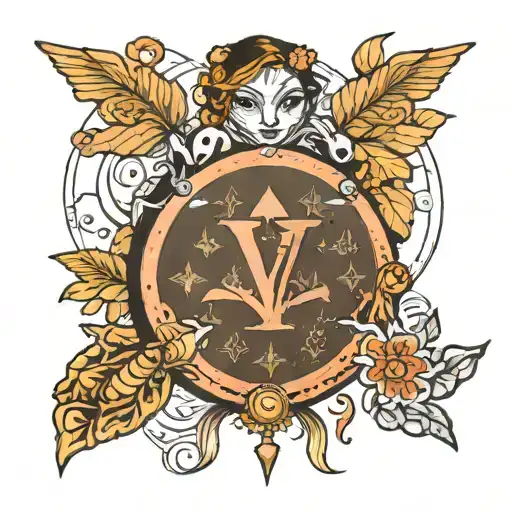 louis vuitton tattoo design idea