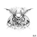 bat out of hell tattoo design idea
