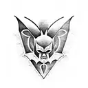 bat out of hell tattoo design idea
