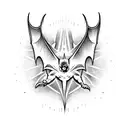 bat out of hell tattoo design idea