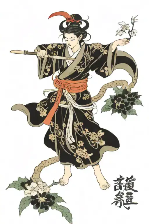 japenese cul tattoo design idea