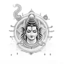 lord shiva tattoo design idea